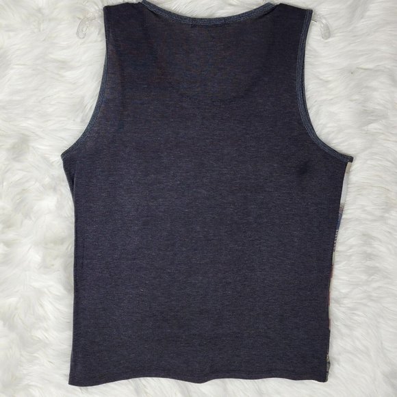 Epitome Men's All Over Print American Flag Tank Top Size L - Picture 7 of 9